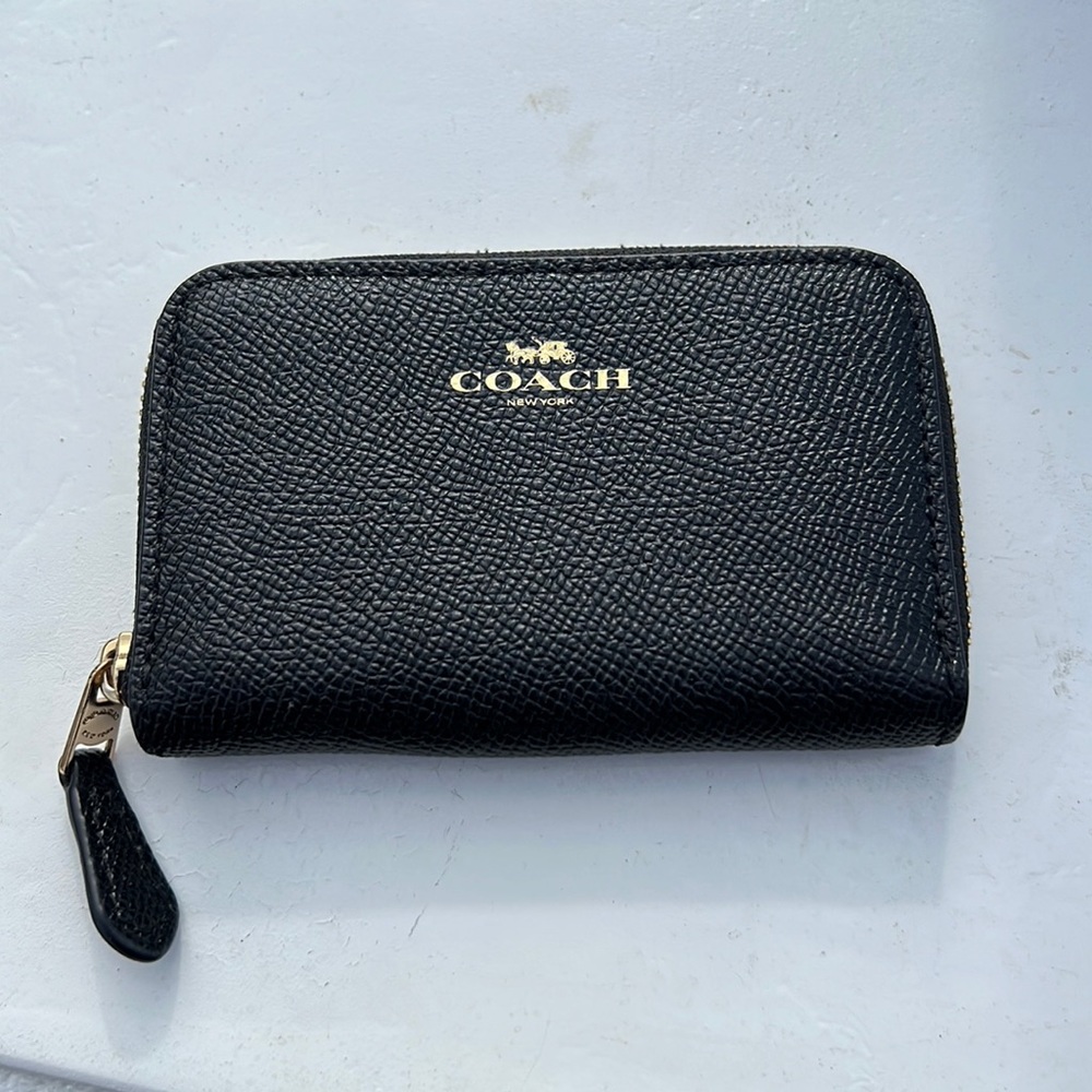 Coach card case wallet
